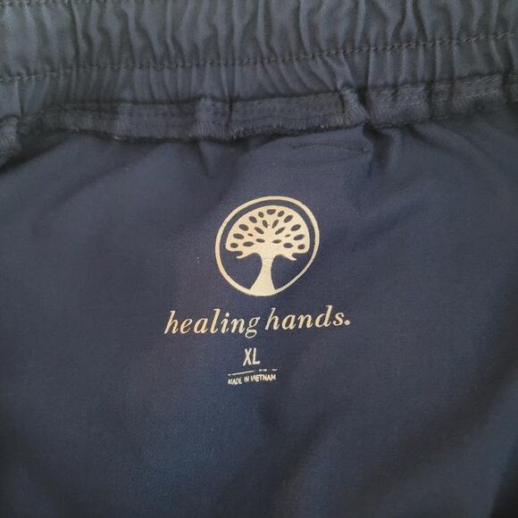 Healing Hands Scrubs Set Mens XL V-Neck Justin Top Daniel Cargo Pants Nursing - Picture 13 of 16